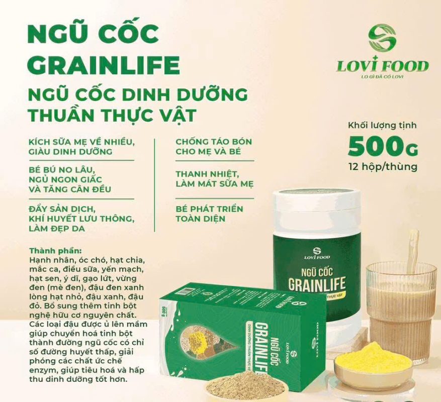 Ngũ cốc LoliFood – Ngũ Cốc Thuần Thực Vật