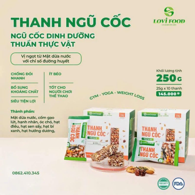 Ngũ cốc LoliFood – Ngũ Cốc Thuần Thực Vật