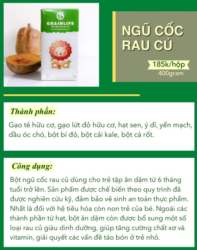 Ngũ cốc LoliFood – Ngũ Cốc Thuần Thực Vật