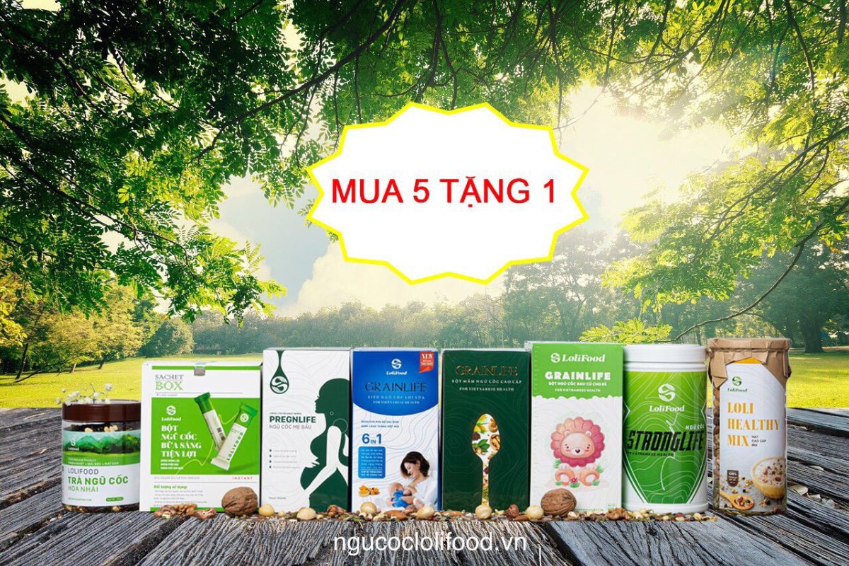 Ngũ cốc LoliFood – Ngũ Cốc Thuần Thực Vật