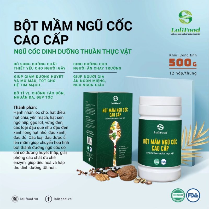 Ngũ cốc LoliFood – Ngũ Cốc Thuần Thực Vật