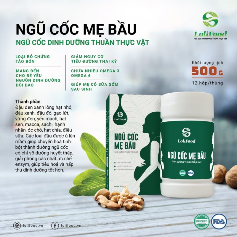 Ngũ cốc LoliFood – Ngũ Cốc Thuần Thực Vật