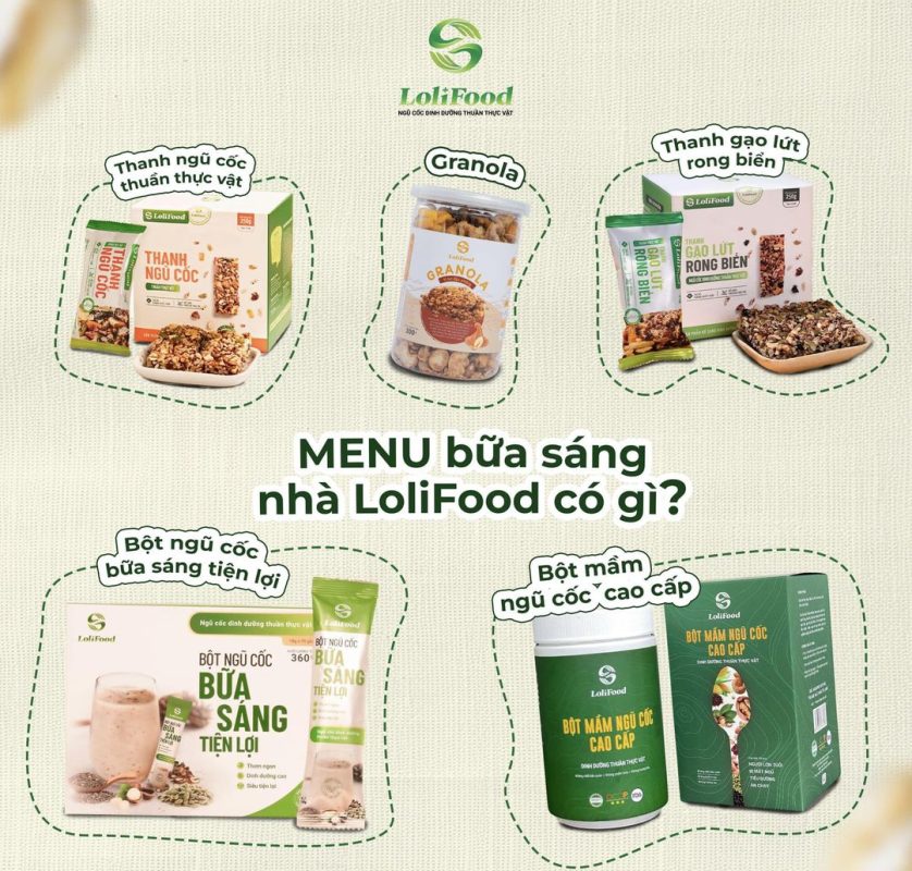 Ngũ cốc LoliFood – Ngũ Cốc Thuần Thực Vật
