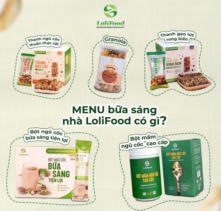 Ngũ cốc LoliFood – Ngũ Cốc Thuần Thực Vật