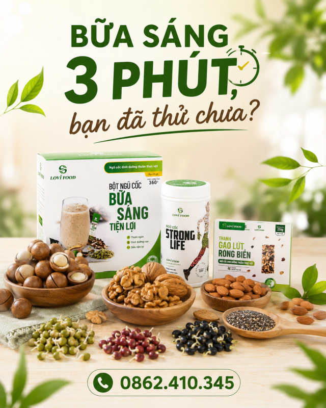 Ngũ cốc LoliFood – Ngũ Cốc Thuần Thực Vật