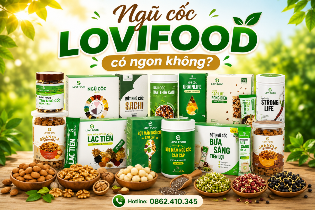 Ngũ cốc LoliFood – Ngũ Cốc Thuần Thực Vật